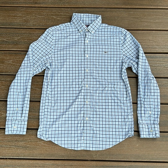 Vineyard Vines Other - EUC vineyard vines Men's Multi Check Slim Fit Nylon Shirt Size Small